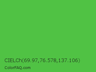 CIELCh 69.97,76.578,137.106 Color Image