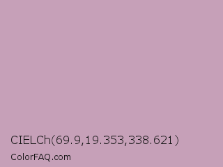 CIELCh 69.9,19.353,338.621 Color Image