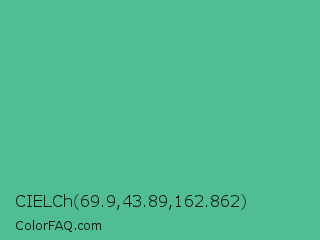 CIELCh 69.9,43.89,162.862 Color Image