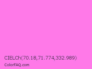CIELCh 70.18,71.774,332.989 Color Image