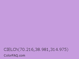 CIELCh 70.216,38.981,314.975 Color Image