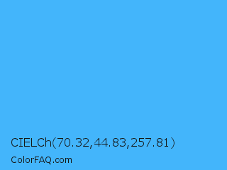 CIELCh 70.32,44.83,257.81 Color Image