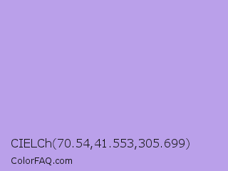 CIELCh 70.54,41.553,305.699 Color Image