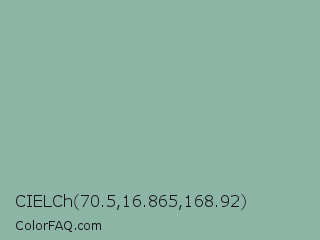 CIELCh 70.5,16.865,168.92 Color Image