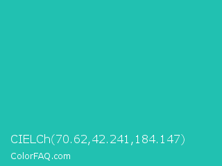 CIELCh 70.62,42.241,184.147 Color Image