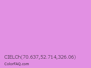 CIELCh 70.637,52.714,326.06 Color Image