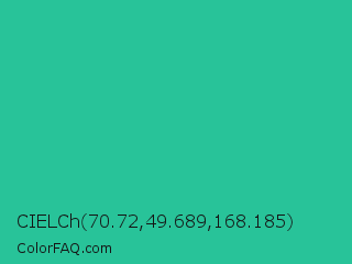 CIELCh 70.72,49.689,168.185 Color Image