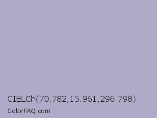 CIELCh 70.782,15.961,296.798 Color Image