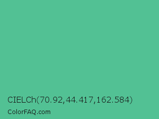 CIELCh 70.92,44.417,162.584 Color Image