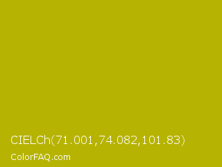 CIELCh 71.001,74.082,101.83 Color Image