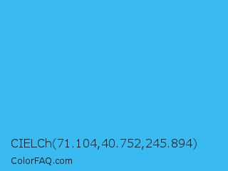 CIELCh 71.104,40.752,245.894 Color Image