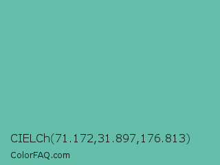 CIELCh 71.172,31.897,176.813 Color Image