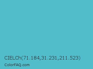 CIELCh 71.184,31.231,211.523 Color Image