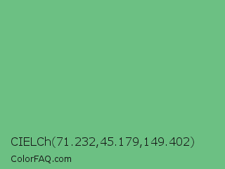 CIELCh 71.232,45.179,149.402 Color Image