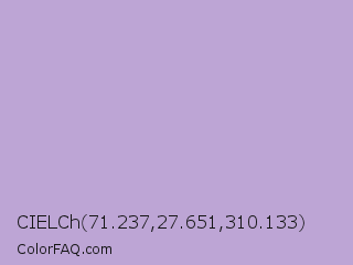 CIELCh 71.237,27.651,310.133 Color Image