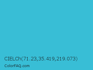 CIELCh 71.23,35.419,219.073 Color Image