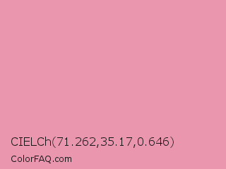 CIELCh 71.262,35.17,0.646 Color Image