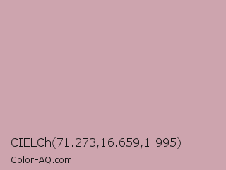 CIELCh 71.273,16.659,1.995 Color Image