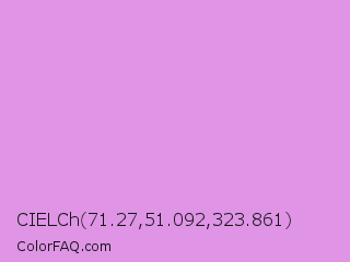 CIELCh 71.27,51.092,323.861 Color Image