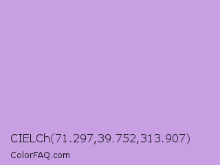 CIELCh 71.297,39.752,313.907 Color Image