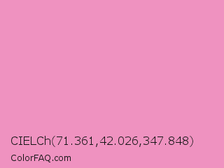 CIELCh 71.361,42.026,347.848 Color Image