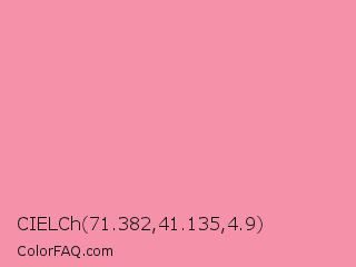 CIELCh 71.382,41.135,4.9 Color Image