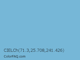 CIELCh 71.3,25.708,241.426 Color Image