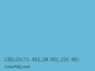 CIELCh 71.452,28.451,231.96 Color Image