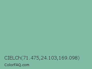 CIELCh 71.475,24.103,169.098 Color Image