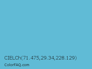 CIELCh 71.475,29.34,228.129 Color Image