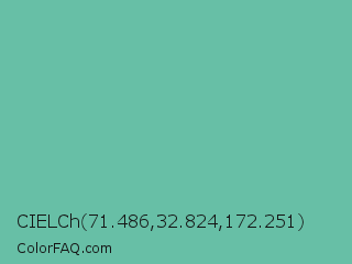 CIELCh 71.486,32.824,172.251 Color Image