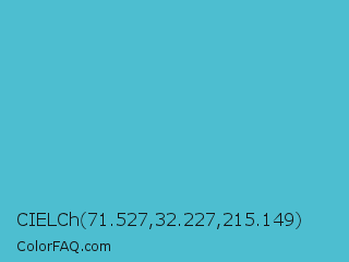 CIELCh 71.527,32.227,215.149 Color Image