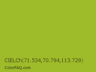 CIELCh 71.534,70.794,113.729 Color Image
