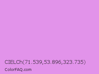 CIELCh 71.539,53.896,323.735 Color Image