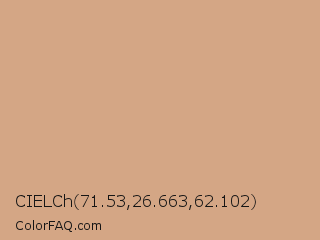 CIELCh 71.53,26.663,62.102 Color Image