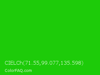 CIELCh 71.55,99.077,135.598 Color Image