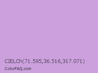 CIELCh 71.595,36.516,317.071 Color Image