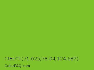 CIELCh 71.625,78.04,124.687 Color Image