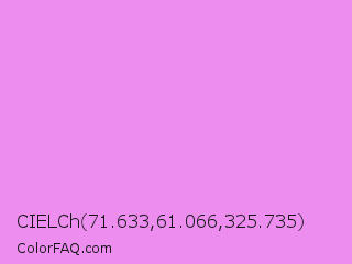CIELCh 71.633,61.066,325.735 Color Image