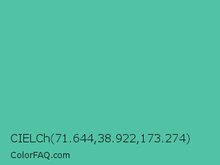 CIELCh 71.644,38.922,173.274 Color Image