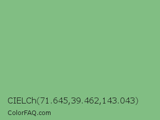 CIELCh 71.645,39.462,143.043 Color Image