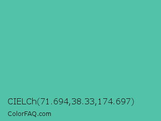 CIELCh 71.694,38.33,174.697 Color Image