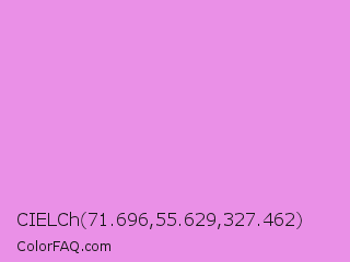 CIELCh 71.696,55.629,327.462 Color Image
