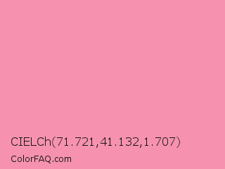CIELCh 71.721,41.132,1.707 Color Image