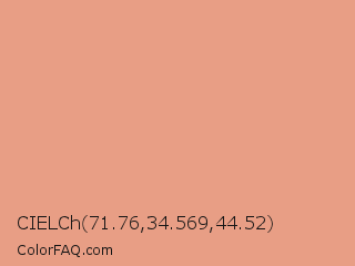 CIELCh 71.76,34.569,44.52 Color Image
