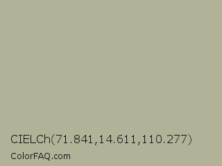 CIELCh 71.841,14.611,110.277 Color Image