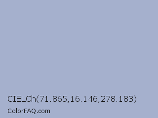 CIELCh 71.865,16.146,278.183 Color Image
