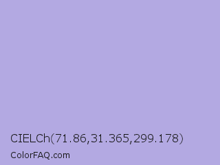 CIELCh 71.86,31.365,299.178 Color Image
