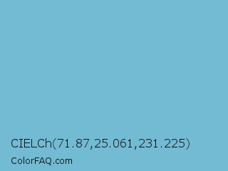 CIELCh 71.87,25.061,231.225 Color Image