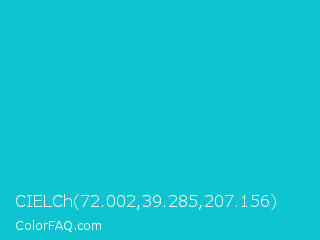 CIELCh 72.002,39.285,207.156 Color Image